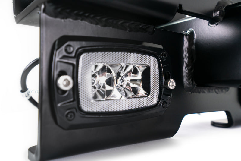 DV8 Offroad 07-21 Jeep Wrangler (JK/JL) Bolt-On Hitch w/ Lights - Mammoth Racing -