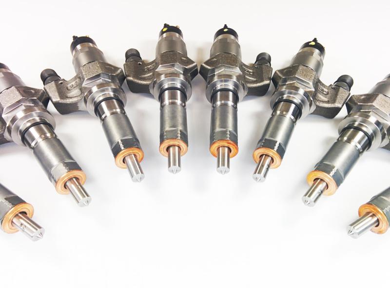 DDP Duramax 01-04 LB7 Brand New Injector Set - 50 (25% Over) - Mammoth Racing -