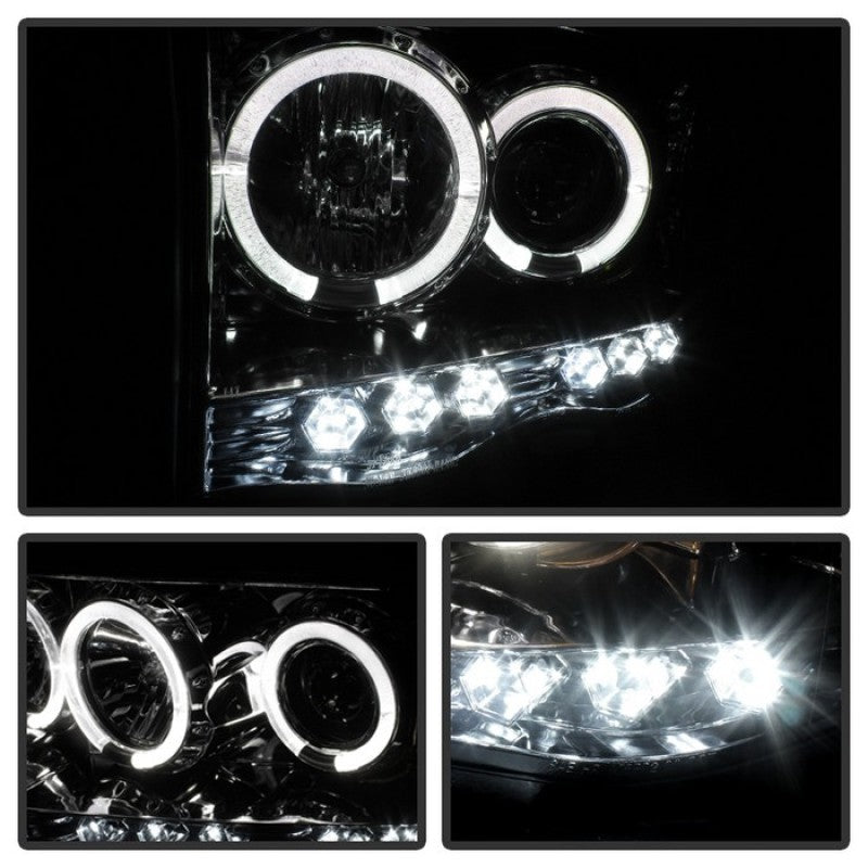 Spyder Dodge Ram 1500 02-05/Ram 2500 03-05 Projector Headlights LED Halo LED Chrm PRO-YD-DR02-HL-C - Mammoth Racing -