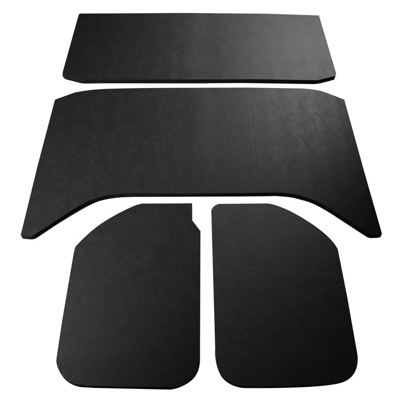 DEI 11-18 Jeep Wrangler JK 4-Door Leather Look Headliner Black 4 Piece - Mammoth Racing -