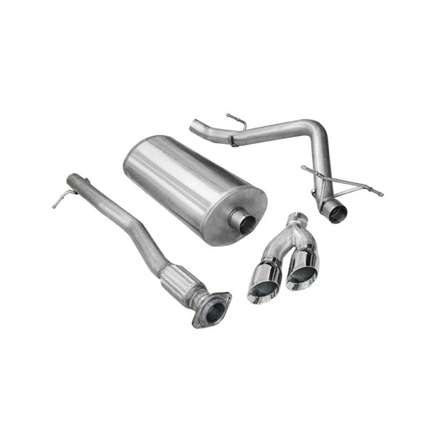 Corsa 09-09 Chevrolet Silverado Crew Cab/Short Bed 1500 4.8L V8 Black Sport Cat-Back Exhaust - Mammoth Racing -