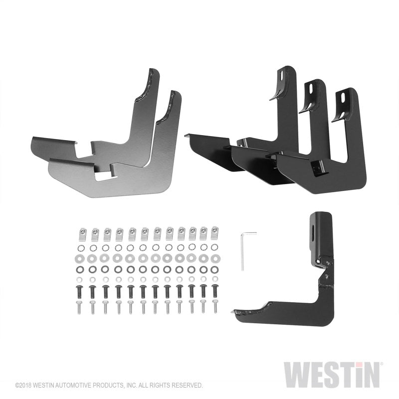 Westin 2019 Ram 1500 Crew Cab (Excl. 2019 Ram 1500 Classic) PRO TRAXX 5 Oval Nerf Step Bars - Black - Mammoth Racing -
