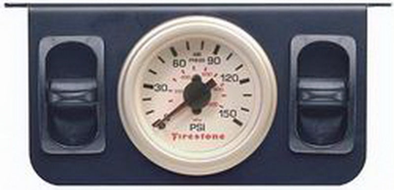 Firestone Air Adjustable Leveling Electric Control Panel w/Dual Gauge 0-150psi - White (WR17602260) - Mammoth Racing -