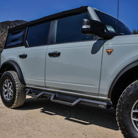 Westin/HDX 2021+ Ford Bronco Drop Nerf Step Bars - Textured Black - Mammoth Racing -