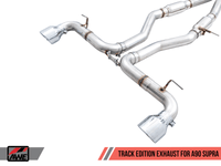 AWE Tuning 2020 Toyota Supra A90 Track Edition Exhaust - 5in Chrome Silver Tips - My Store