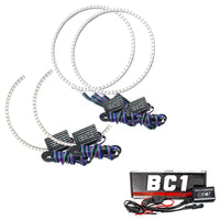 Oracle Toyota Tundra 14-17 Dual Halo Kit - ColorSHIFT w/ BC1 Controller - Mammoth Racing -