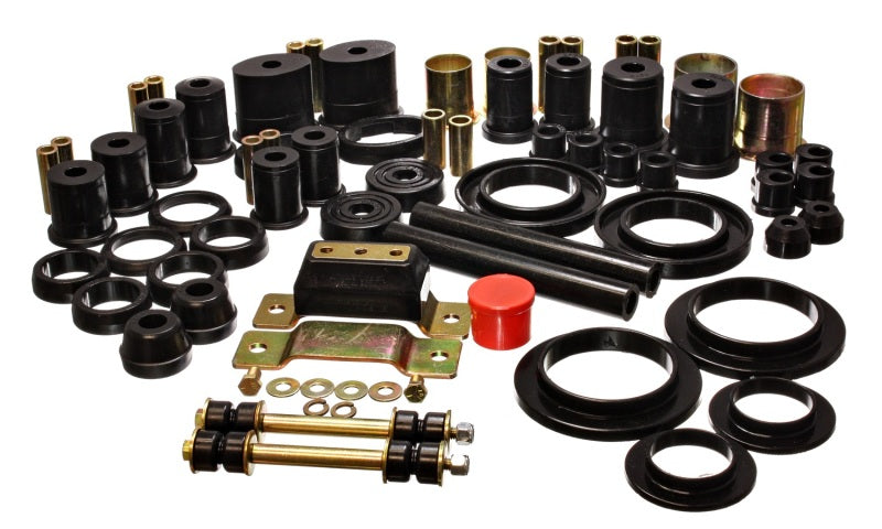 Energy Suspension 94-95 Ford Mustang Black Hyper-flex Master Bushing Set w/ V-8 - Mammoth Racing -