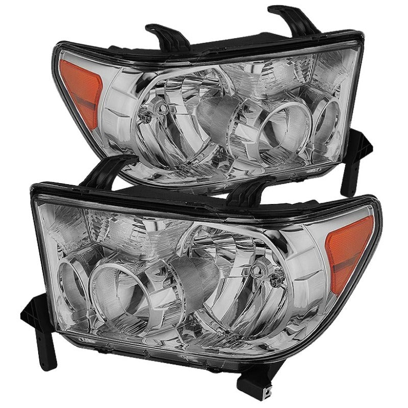 Xtune Toyota Tundra 07-13 OEM Style Headlights Chrome HD-JH-TTU07-AM-C - Mammoth Racing -