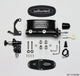Wilwood HV Tandem M/C Kit w L/H Bracket & Prop Valve - 15/16in Bore Black-W/Push. - Early Mustang - My Store