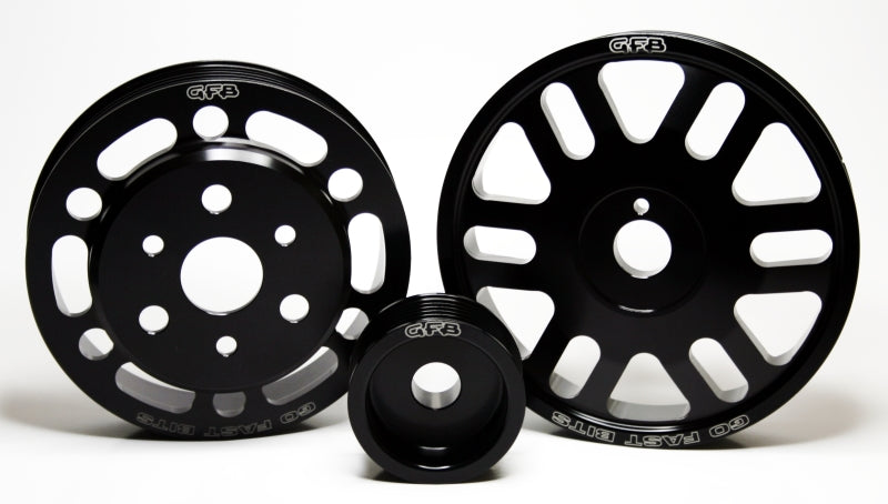 GFB 13 Subaru BRZ / 13 Scion Fr-s 3 Pc L/W Pulley Kit (Inc Crank/Alternator/Water Pump Pulleys) - Mammoth Racing -