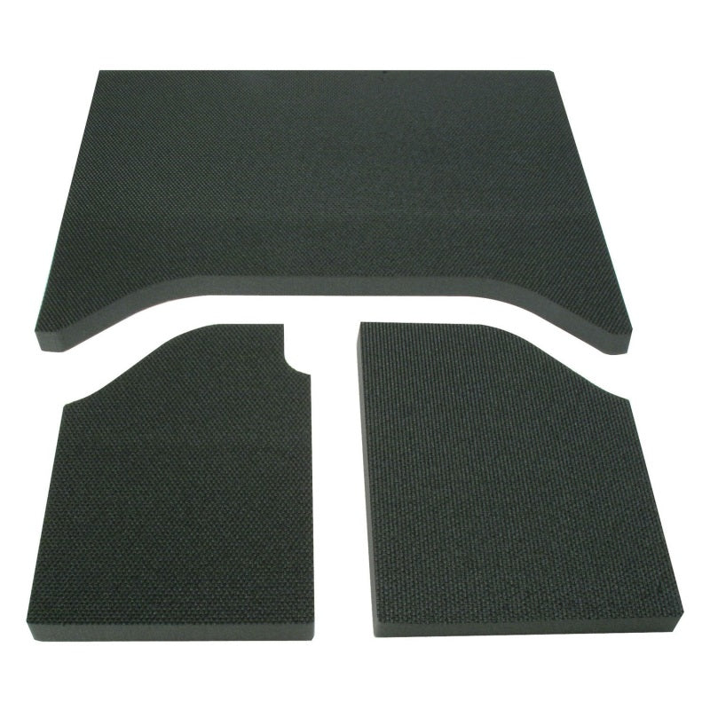 DEI 07-10 Jeep Wrangler JK 2-Door Headliner Black 3 Piece - Mammoth Racing -