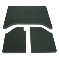 DEI 07-10 Jeep Wrangler JK 2-Door Headliner Black 3 Piece - Mammoth Racing -