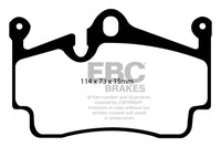 EBC 09-12 Porsche Boxster (Cast Iron Rotors only) 2.9 Bluestuff Rear Brake Pads - My Store