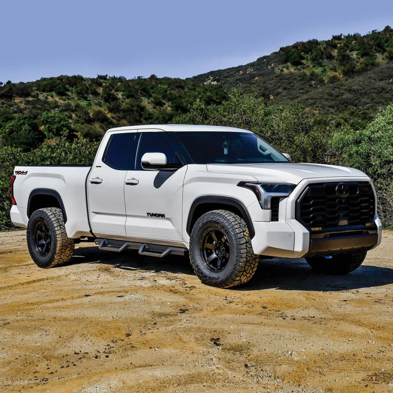 Westin/HDX 2022 Toyota Tundra Double Cab Drop Nerf Step Bars - Textured Black - Mammoth Racing -