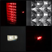 Xtune Chevy Silverado 07-13 LED Tail Lights Black ALT-JH-CS07-LED-BK - Mammoth Racing -