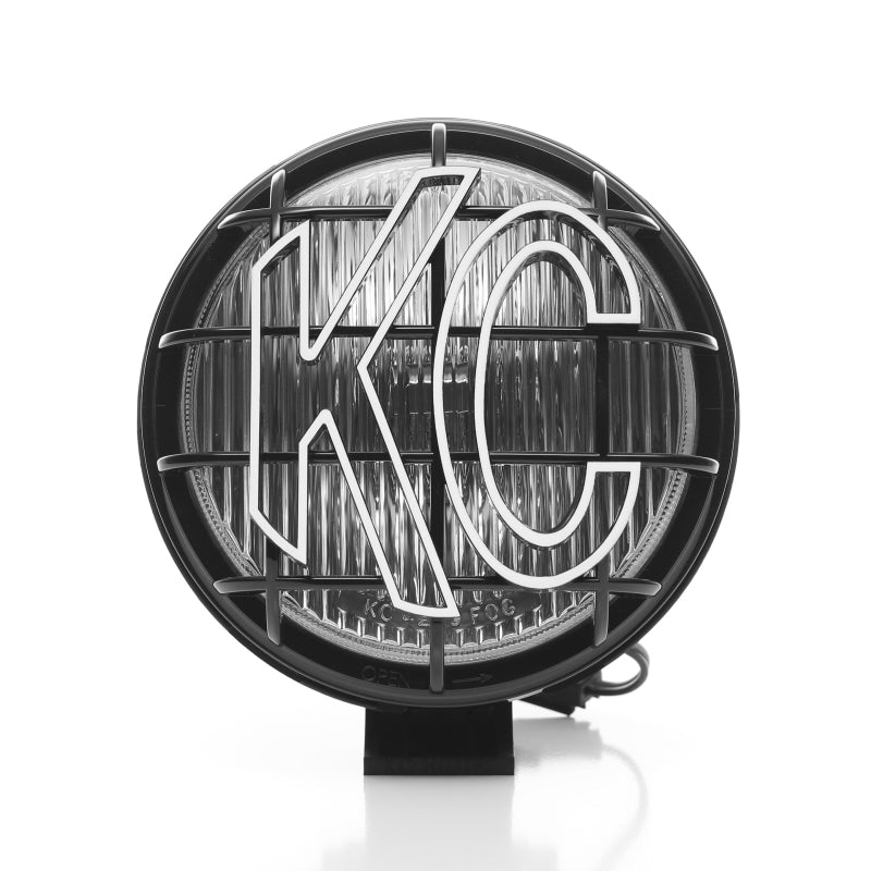 KC HiLiTES Apollo Pro 6in. Halogen Light 100w Fog Beam (Pair Pack System) - Black - Mammoth Racing -