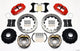 Wilwood Narrow Superlite 4R Rear P-Brk Kit 12.88in Drill Red Chevy 12 Bolt w/ C-Clips - My Store