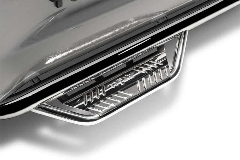 N-Fab Podium SS 15-17 Ford F-150 SuperCrew - Polished Stainless - 3in - Mammoth Racing -