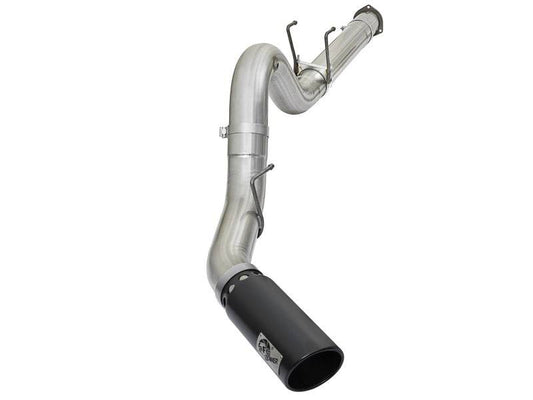 aFe ATLAS 5in DPF-Back Alum Steel Exhaust System w/Black Tip 2017 Ford Diesel Trucks V8-6.7L (td) - My Store