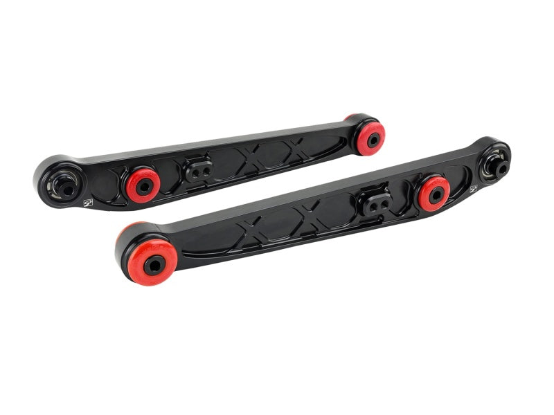 Skunk2 Honda/Acura EK Alpha Series Rear Lower Control Arm Set - Black - Mammoth Racing -