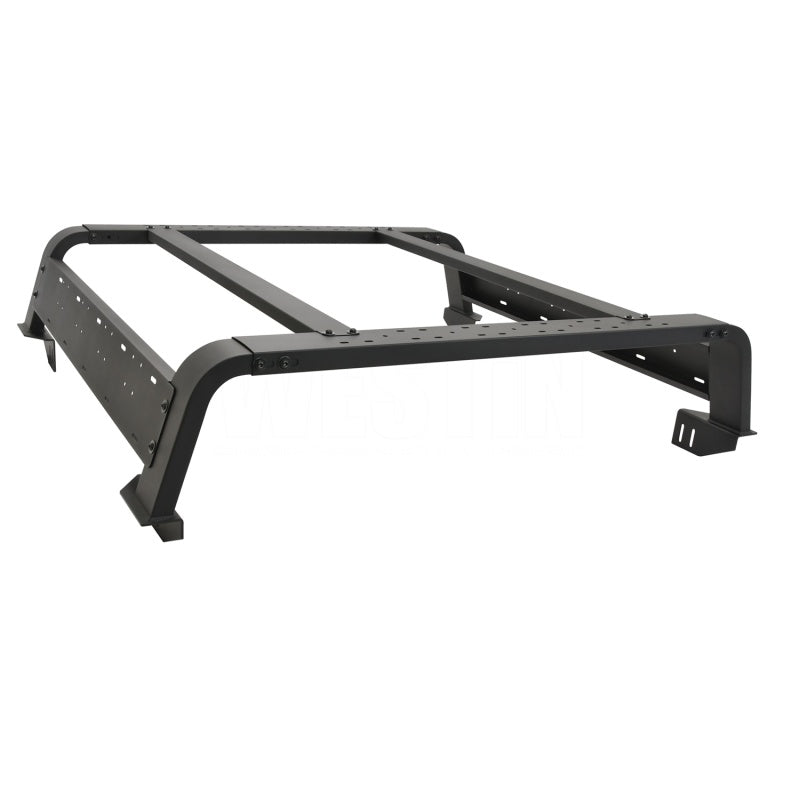 Westin 05-21 Toyota Tacoma 5ft Bed Overland Cargo Rack - Textured Black - Mammoth Racing -