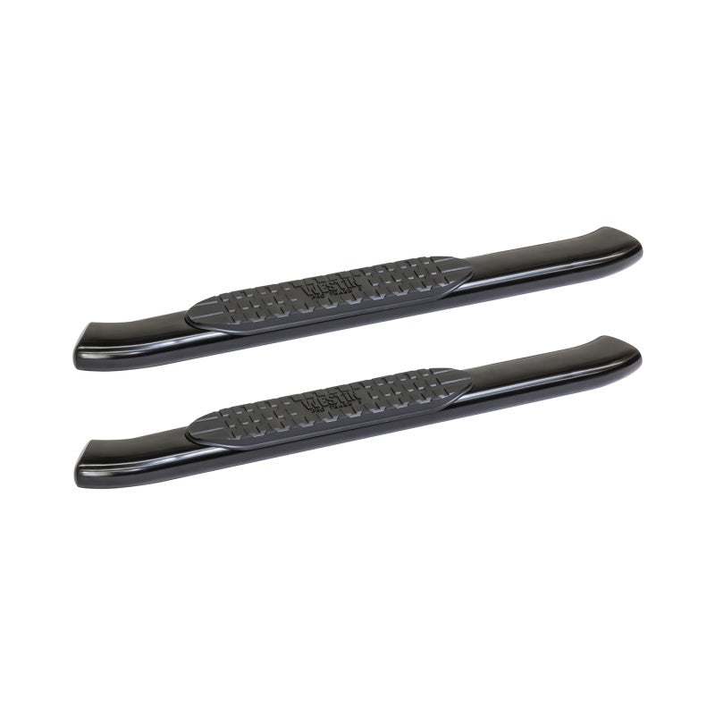 Westin 15-18 Chevy Silv 25/3500 Reg Cab Dsl (Rocker Mount) PRO TRAXX 5 Oval Nerf Step Bars - Black - Mammoth Racing -