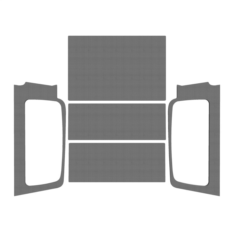 DEI 04-06 Jeep Wrangler LJ Unliminted Headliner Complete Kit - Gray - Mammoth Racing -