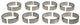 Clevite Ford Prod V8 351W 1969-95 Con Rod Bearing Set - Mammoth Racing -