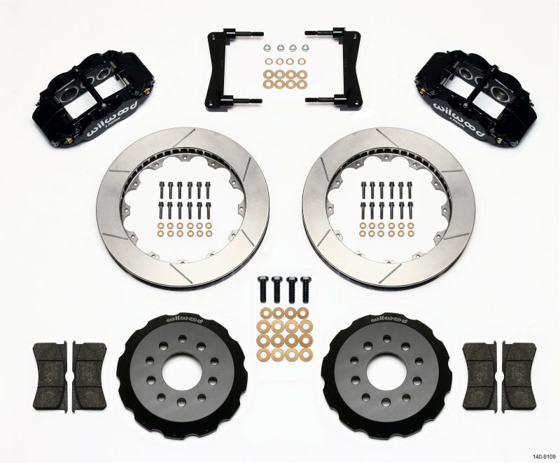 Wilwood Narrow Superlite 6R Front Hat Kit 13.06in 2005-2014 Mustang - My Store
