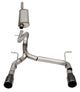 Corsa 18-21 Jeep Wrangler JLU 3.6L 2.75in Sport Cat-Back Exhaust w/ 4in Black Tips - Mammoth Racing -