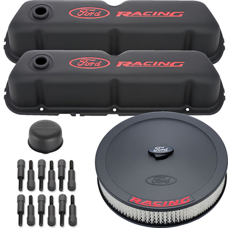 Ford Racing Complete Dress Up Kit Black Crinkle Finish - Mammoth Racing -