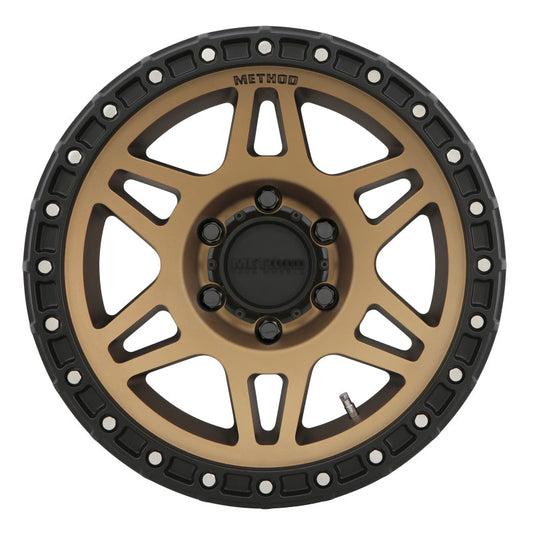 Method Mr312 17x8.5 0mm Offset 6x135 87mm CB Method Bronze/Black Street Loc Wheel