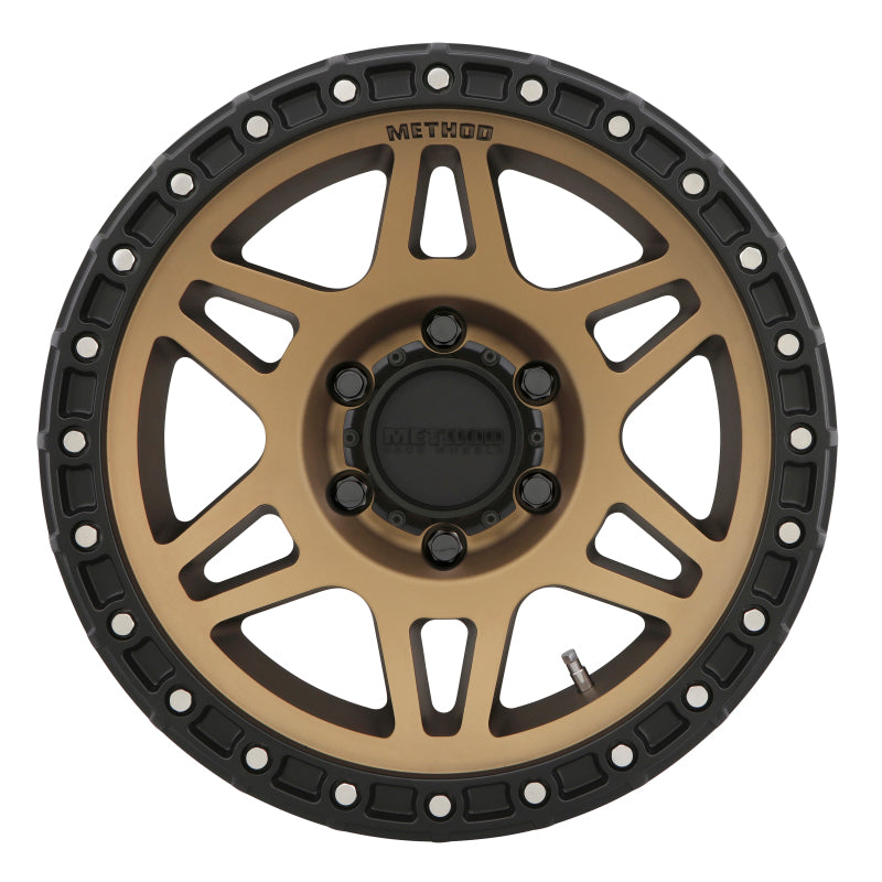 Method Mr312 17x9 -12mm Offset 6x5.5 106.25mm CB Method Bronze/Black Street Loc Wheel - Mammoth Racing -