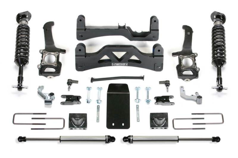 Fabtech 2014 Ford F150 4WD 6in Perf Sys w/Dlss 2.5 C/O & Rr Dlss - Mammoth Racing -