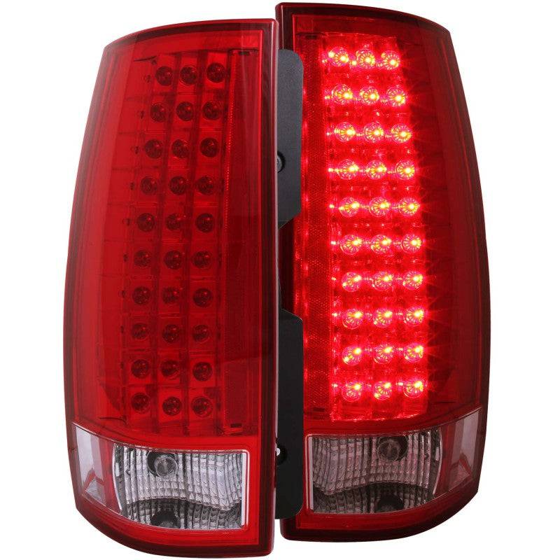 ANZO 2007-2014 Chevrolet Suburban LED Taillights Red/Clear - My Store