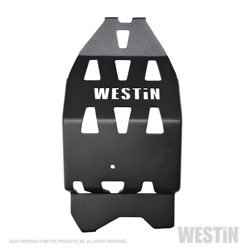 Westin/Snyper 18-21 Jeep Wrangler JL Oil Pan Skid Plate - Textured Black - Mammoth Racing -