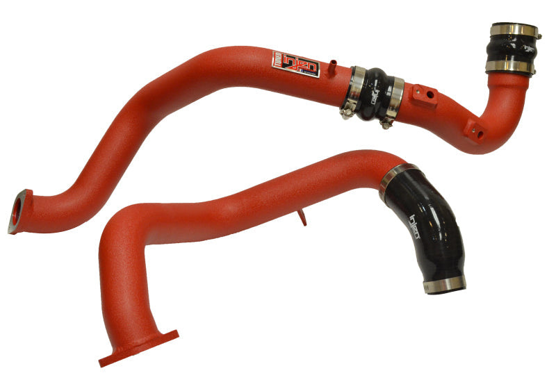 Injen 16-20 Honda Civic 1.5L Turbo Aluminum Intercooler Piping Kit - Wrinkle Red - Mammoth Racing -