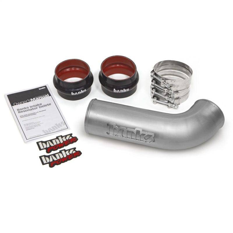 Banks Power 17-19 GM 2500/3500 6.6L L5P Intake Resonator Delete System - Natural Finish - Mammoth Racing -