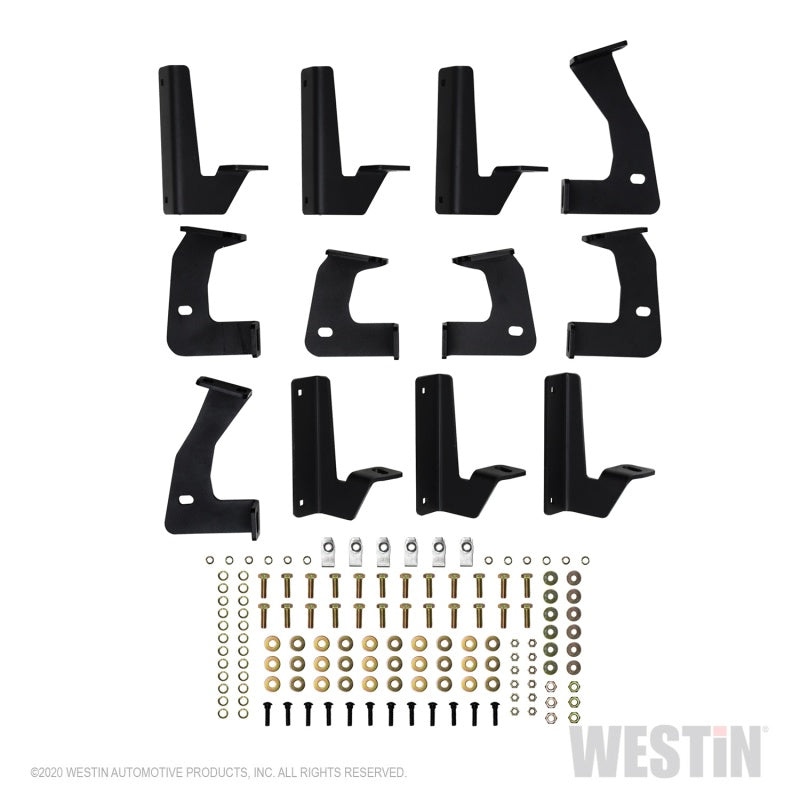 Westin 2020 Jeep Gladiator HDX Drop Nerf Step Bars - Textured Black - Mammoth Racing -