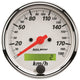 Autometer Arctic White 3-1/8in 190km/h Electronic Programmable Speedometer w/ LCD ODO - My Store