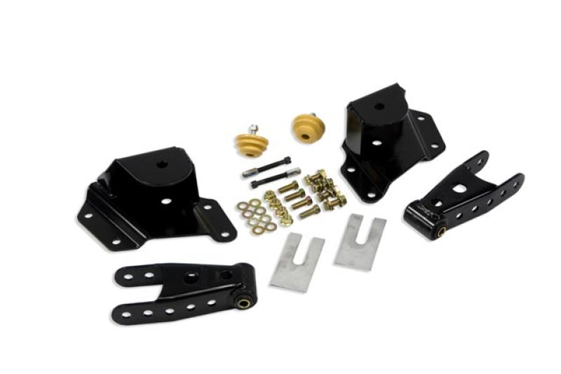 Belltech Shackle AND Hanger KIT 99-06 Gm/gmc 1500 STD CAB 4inch - Mammoth Racing -