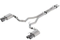 Borla 2018 Ford Mustang GT 5.0L AT/MT 3in Atak Catback Exhaust w/ Valves (Carbon Fiber Black Tip) - Mammoth Racing -