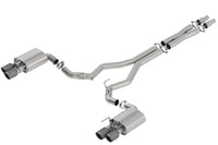 Borla 2018 Ford Mustang GT 5.0L AT/MT 3in Atak Catback Exhaust w/ Valves (Carbon Fiber Black Tip) - My Store