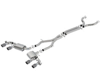 Borla 17-18 Chevrolet Camaro ZL1 6.2L V8 S Type Catback Exhaust w/ Dual Mode Valves CF Black Anod - My Store