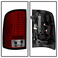 Spyder GMC Sierra 07-13 (Not 3500 Dually 4 Rear Wheels)LED Tail Lights Red Clear ALT-YD-GS07-LED-RC - Mammoth Racing -