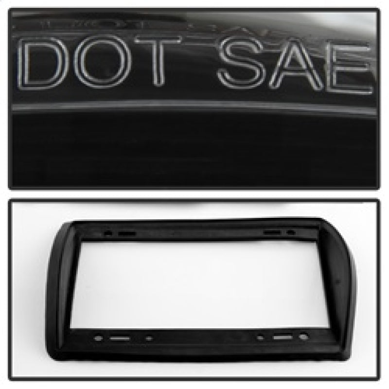 Spyder Ford Excursion 00-06/Econoline 150/250/350/450/550 95-06 Euro Tail Lights Blk ALT-YD-FEC00-BK - Mammoth Racing -