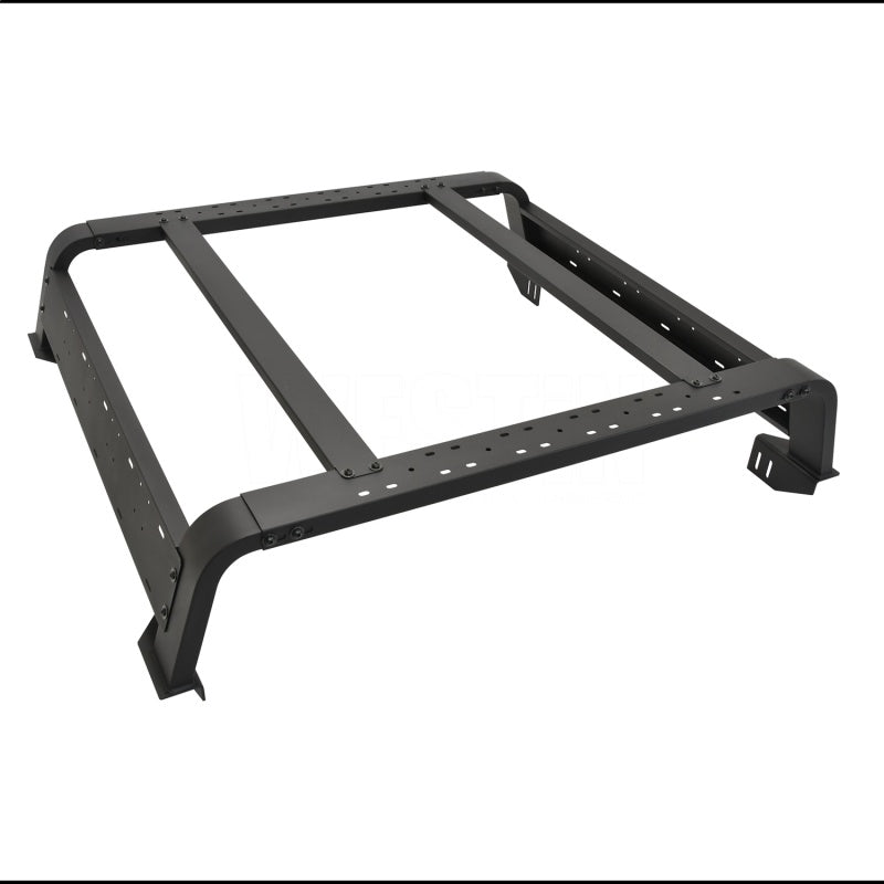 Westin 05-21 Toyota Tacoma 5ft Bed Overland Cargo Rack - Textured Black - Mammoth Racing -