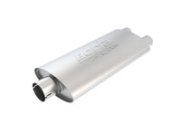 Borla Universal Center/Dual Oval 3in In/2.25in Out 19in x 4in x 9.5in Notched ProXS Muffler - My Store