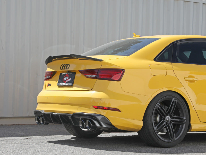 aFe MACHForce XP 3in-2.5in 304SS Exhaust Cat-Back 15-20 Audi S3 L4-2.0L (t) - Black Tips - Mammoth Racing -