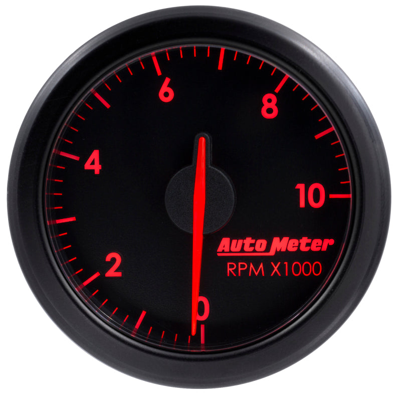 Autometer Airdrive 2-1/6in Tachometer Gauge 0-10k RMP - Black - My Store